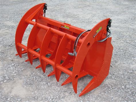 heavy duty skid steer root rake|60 inch root rake grapple.